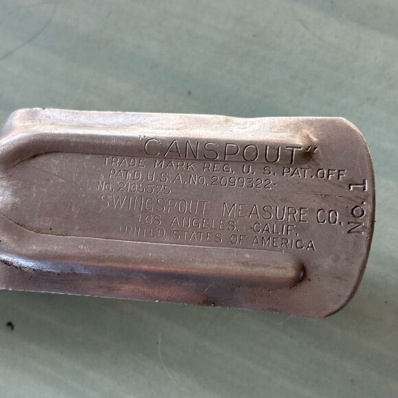 Swingspout Measure Company Canspout No. 1 Oil Can Spout USA - Picture 2 of 5